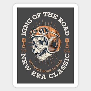 King Of The Road Biker Sticker